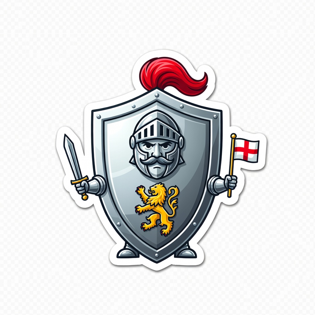 Shield sticker