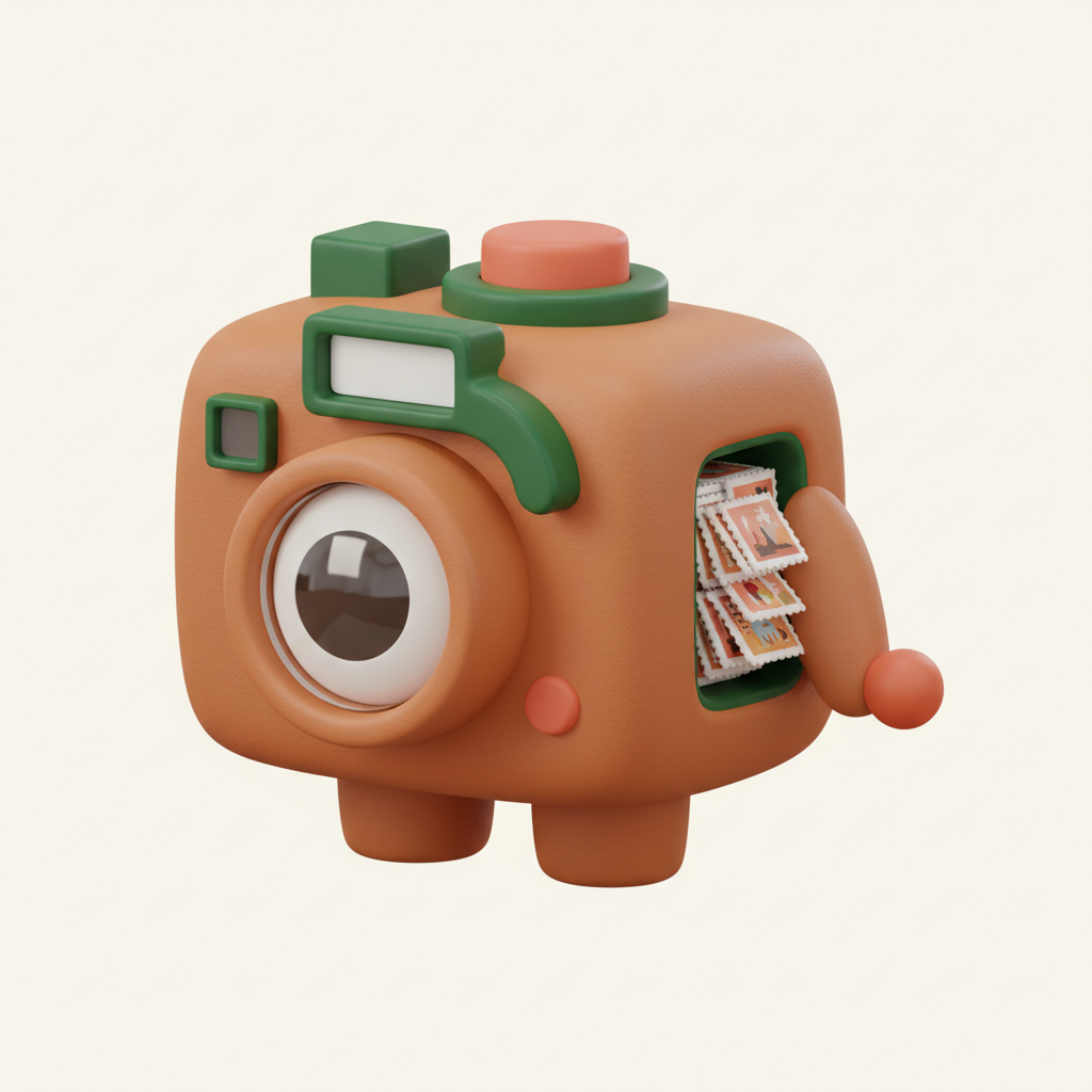 Mascot in 3D rendered style