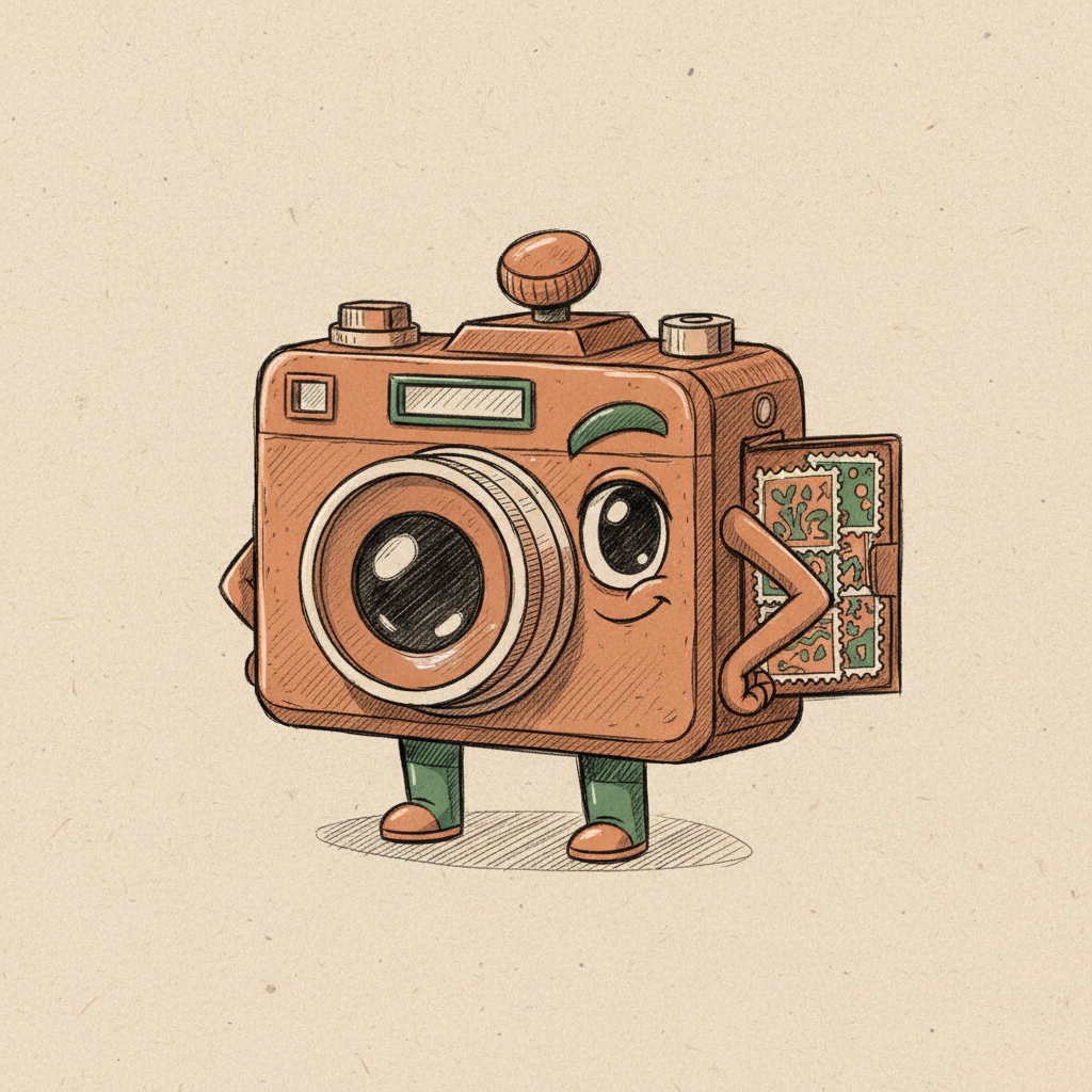 Mascot in hand-drawn style